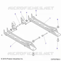 SEAT MOUNTING, PASS.