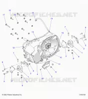 DRIVE TRAIN, GEARCASE, MAIN, MOUNTING