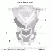 HOOD FOAM/FIBER