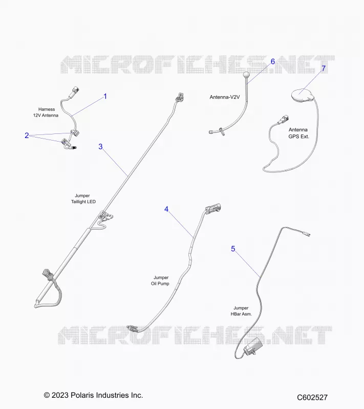 ELECTRICAL, JUMPER WIRES/ANTENNAS/HARNESS