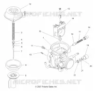 ENGINE, CARBURETOR, UPPER