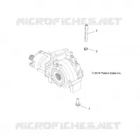 DRIVE TRAIN, GEARCASE MOUNTING, FRONT