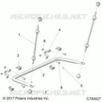 SUSPENSION, REAR STABILIZER BAR
