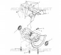 CRANKCASE SUPER SPORT 0960743 (4932183218C004)