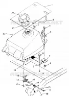 FUEL TANK ASSEMBLY SWEDISH 4X4 400L S948140 (4926912691A013)