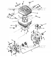 CRANKCASE AND CYLINDER 6X6 (4919811981043A)