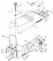SEAT   GAS TANK XLT 0970756, XLT SKS 0970556, AND XLT RMK 0970956 (4937693769A007)