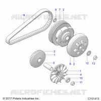 DRIVE TRAIN, PRIMARY CLUTCH