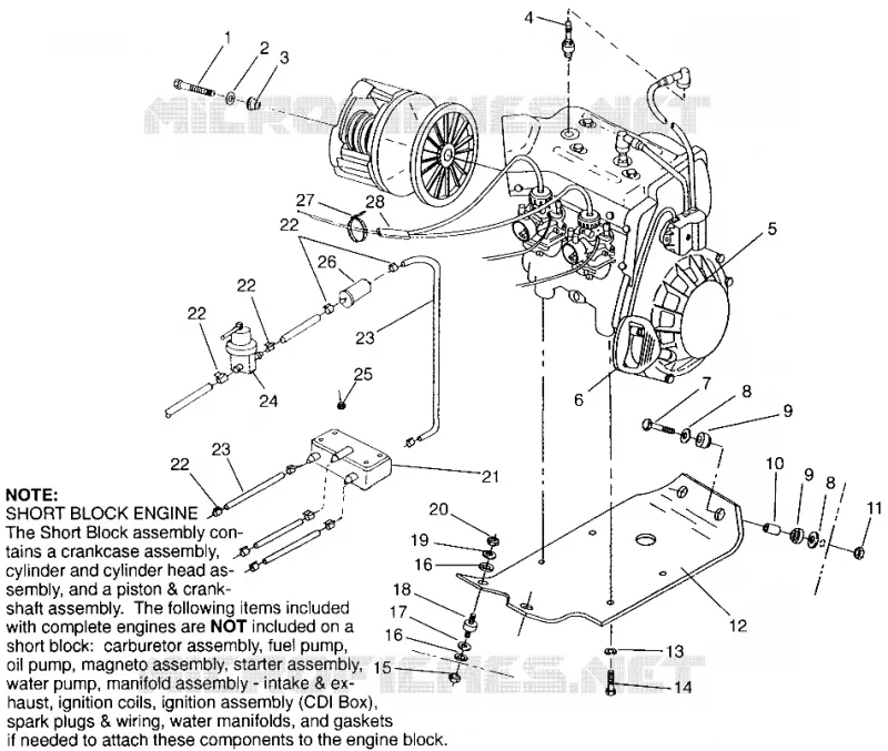ENGINE MOUNTING SUPER SPORT 0960743 (4932183218B014)