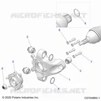 SUSPENSION, REAR CARRIER AND HUB