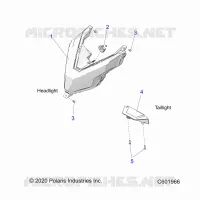 ELECTRICAL, HEADLIGHT AND TAILLIGHT