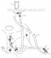 WATER SIPHON SLT 780 B964588 AND INTL. SLT 780 I964588 (4935683568B008)