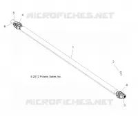 DRIVE TRAIN, FRONT PROP SHAFT
