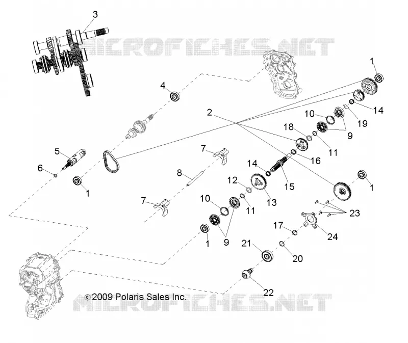 GEARCASE INTERNALS