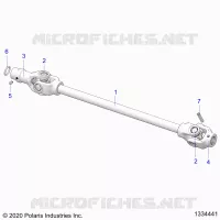 DRIVE TRAIN, FRONT PROP SHAFT