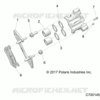 REAR BRAKE CALIPER