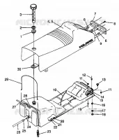 SEAT   GAS TANK ASSEMBLY STORM 0940782 AND STORM SKS 0940582 (4925032503002A)