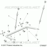 SUSPENSION, REAR STABILIZER BAR