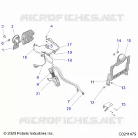 ELECTRICAL, HORN AND LICENSE PLATE BRACKET