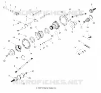 DRIVE TRAIN, REAR DRIVE SHAFT ASM.