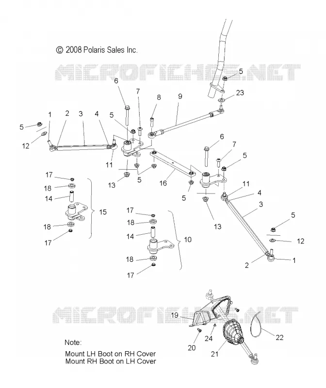 LOWER STEERING   TIE RODS
