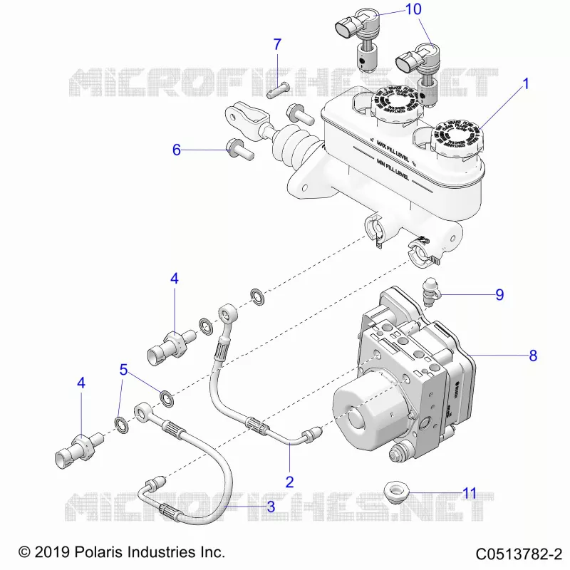 BRAKES, MASTER CYLINDER AND ABS MODULE