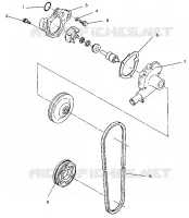 WATER PUMP 440 XCR 0941760 (4925182518034A)