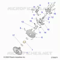 DRIVE TRAIN, PRIMARY CLUTCH