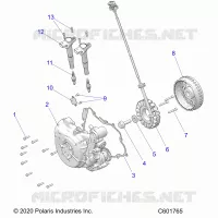 ELECTRICAL, IGNITION SYSTEM, W/STATOR COVER