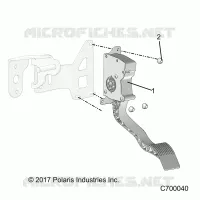ENGINE, THROTTLE PEDAL