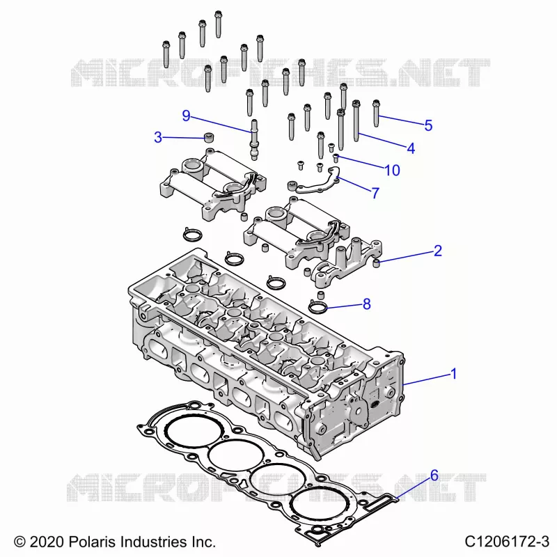 ENGINE, CYLINDER HEAD