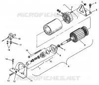 STARTING MOTOR WIDETRAK LX 0982065 AND EUROPEAN WIDETRAK LX E982065 (4943884388D003)