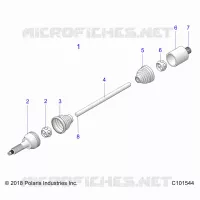 DRIVE TRAIN, DRIVE REAR SHAFT