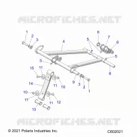 SUSPENSION, FRONT TORQUE ARM