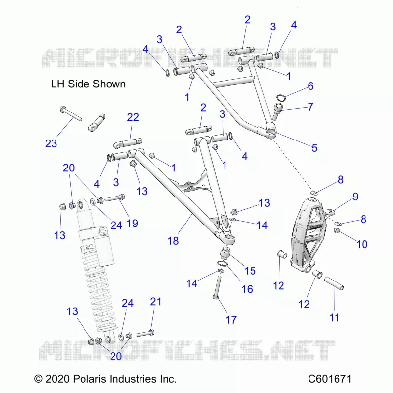 FRONT WISHBONES