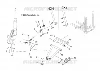 FRONT WISHBONES AND STEERING TIE RODS