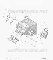 ENGINE, INTAKE MANIFOLD, THROTTLE BODY, FUEL RAIL