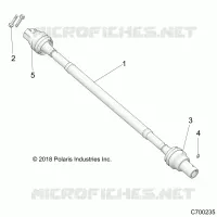 DRIVE TRAIN, REAR PROP SHAFT