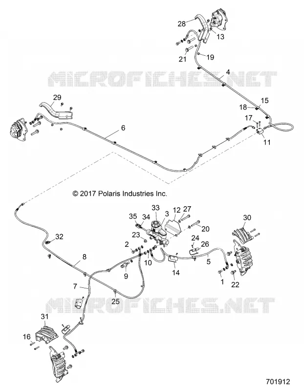 BRAKE LINES AND MASTER CYLINDER