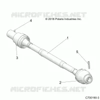 DRIVE TRAIN, FRONT PROP SHAFT