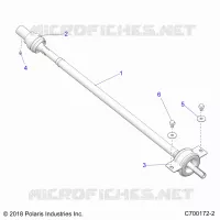 DRIVE TRAIN, REAR PROP SHAFT