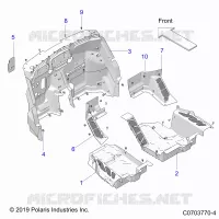 FLOOR PANELS, FRONT