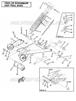 SWING ARM WELDMENT AND REAR SHOCK ASSEMBLY (4910981098032A)