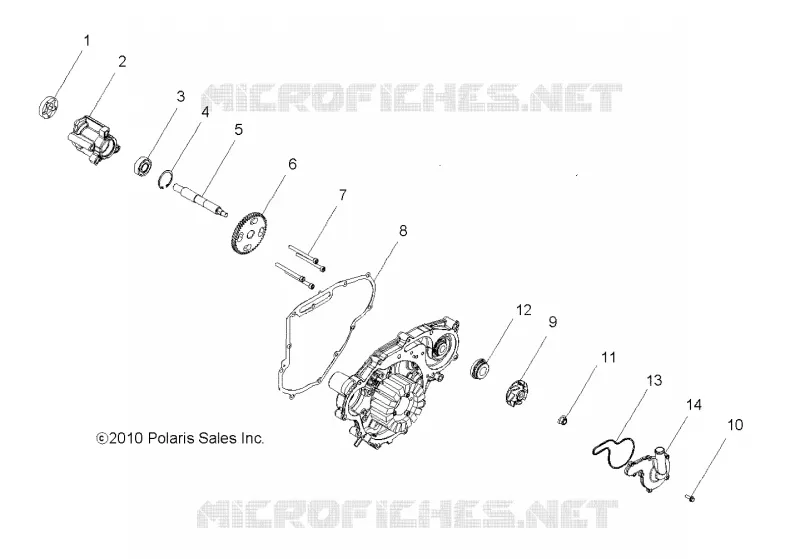 OIL PUMP AND WATER PUMP