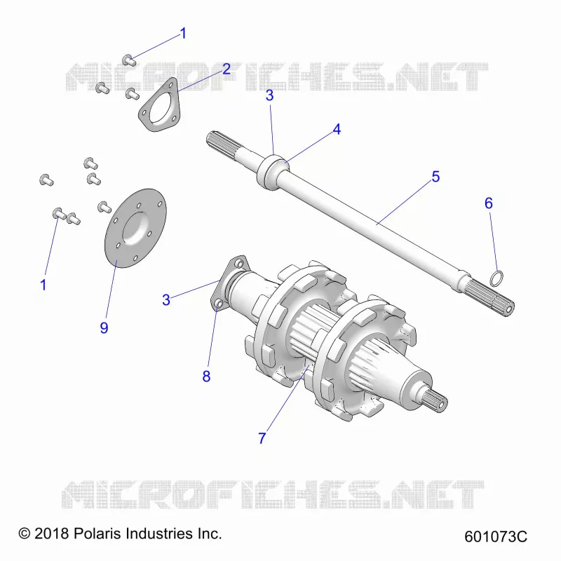 DRIVE TRAIN, JACKSHAFT AND DRIVE SHAFT