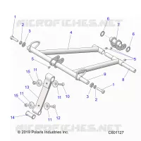 SUSPENSION, FRONT TORQUE ARM