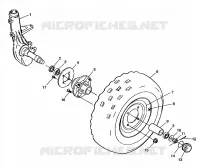 FRONT WHEEL TRAIL BLAZER W98BA25C (4945464546B002)