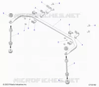 SUSPENSION, STABILIZER BAR REAR