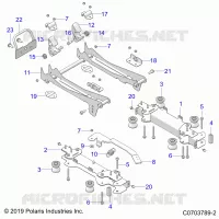 SEAT MOUNTING, FRONT