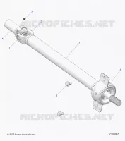DRIVE TRAIN, PROP SHAFT,MID, BEARING